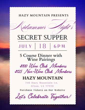 Midsummer Night's Secret Supper