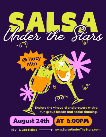 Salsa Under the Stars August 24th