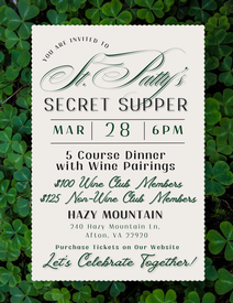 St. Patty's Secret Supper